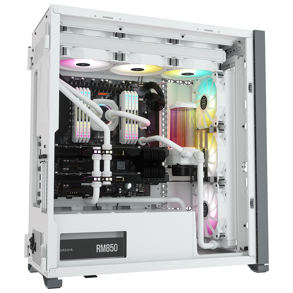 커세어 CORSAIR iCUE 7000X RGB 풀타워 케이스 화이트 - 상세 이미지 3