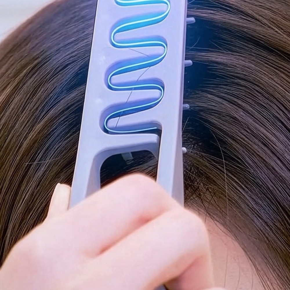 질감용빗살가르마커버뿌리볼륨빗 머릿결관리헤어볼륨빗 자연스러운웨이브스타일링용 - 상품 이미지