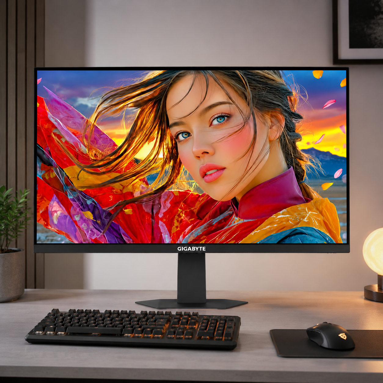 기가바이트 GS24F14A FHD IPS 게이밍 144Hz 광시야 와이드 모니터 400cd - 상품 이미지