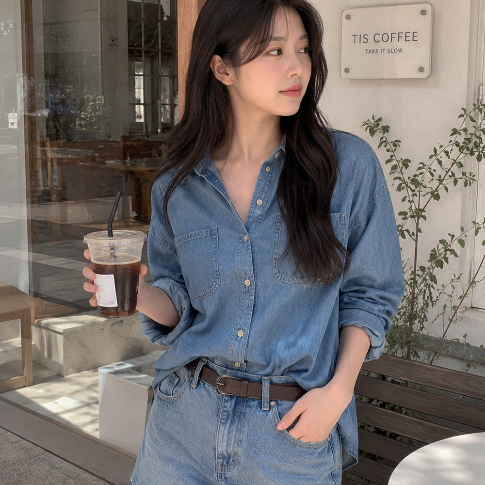 플럼도트 25mm 이탈리아 통가죽 어반 블랙 벨트 HN13 남녀공용 - 상세 이미지 4