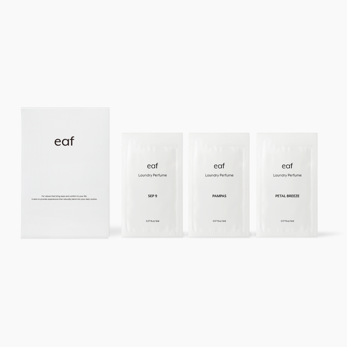 이아프 섬유유연제 eaf 트라이얼키트 3종 - 상품 이미지