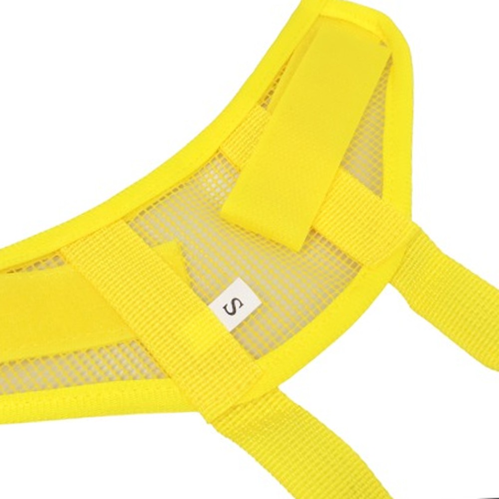 메쉬소재짖음방지강아지입마개 사이즈조절입질방지반려견입마개 간편착용산책훈련 - 상품 이미지