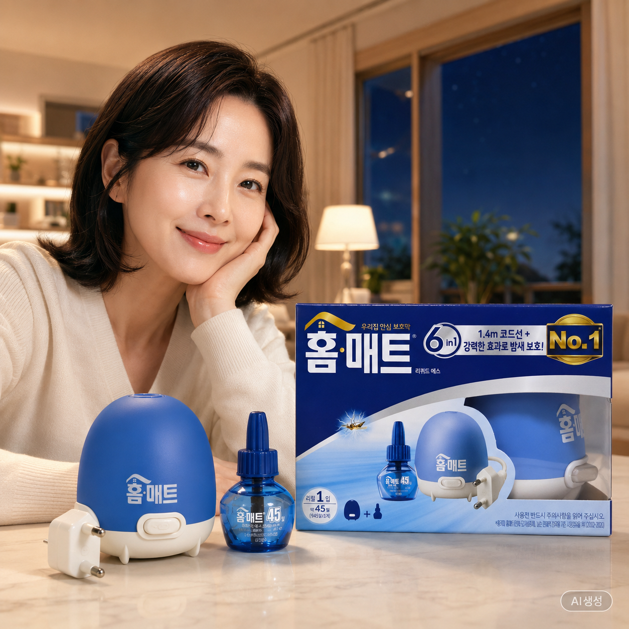 홈매트 리필 45일+훈증기 기계 전자 전기 교체용 모기향 코드형 모기약 효과