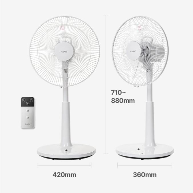 12시간 발터치 스탠드선풍기 초미세풍 가정용 거실선풍기 35cm - 상세 이미지 3