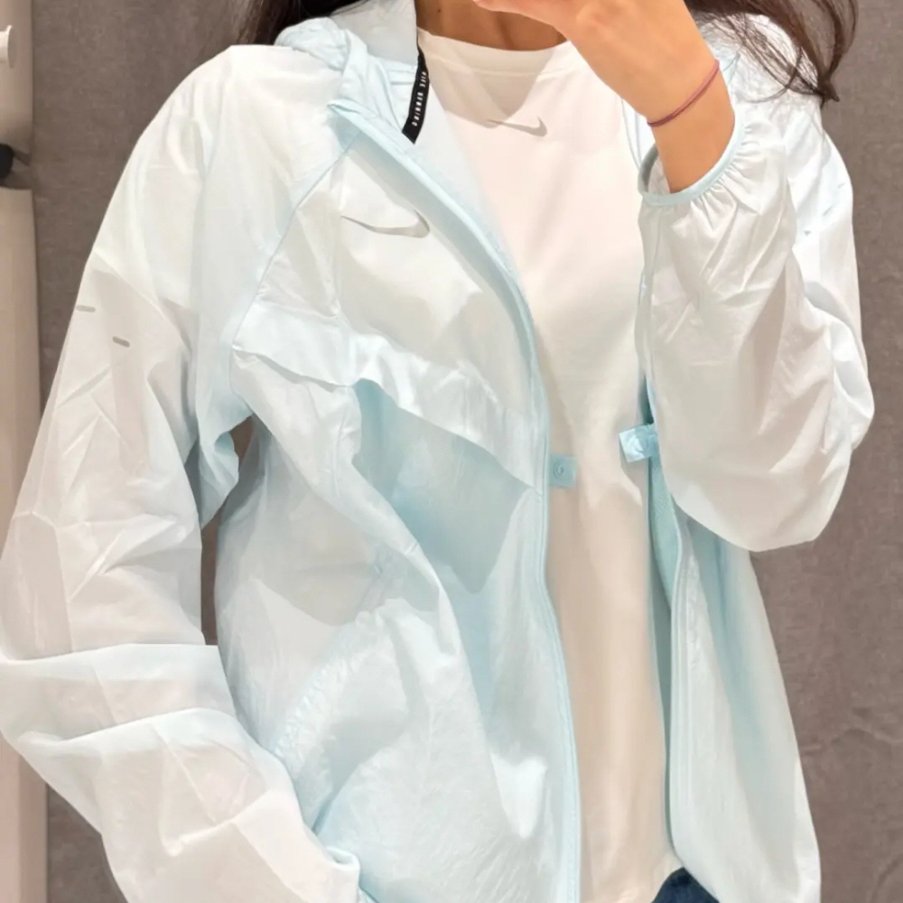 나이키 스트라이드 리펠 UV 러닝 후드 자켓 바람막이 블루 HV4549-474 - 상세 이미지 4