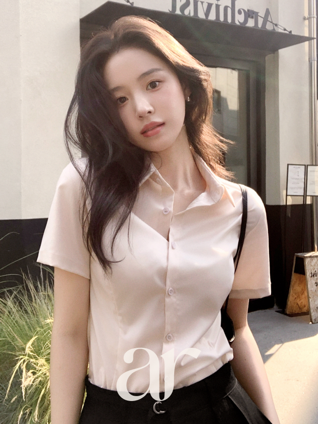[트렌드데이] [자체제작] (MADE) 슬림핏 라인보정 반팔 셔츠 bs8807 이미지 8