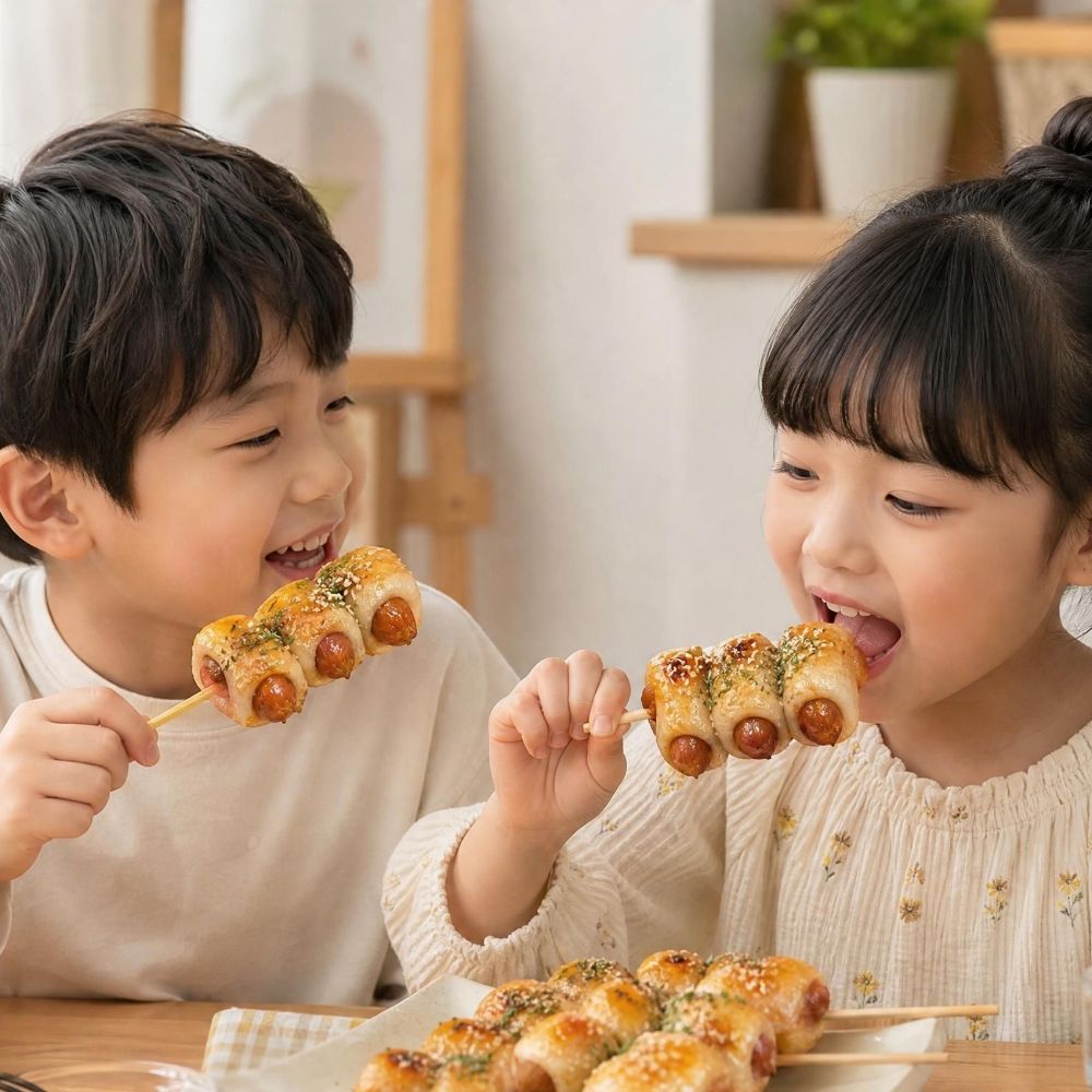 소시지를 품은 소떡소떡 1kg (40g X 25개입) 휴게소 간식 - 상품 이미지