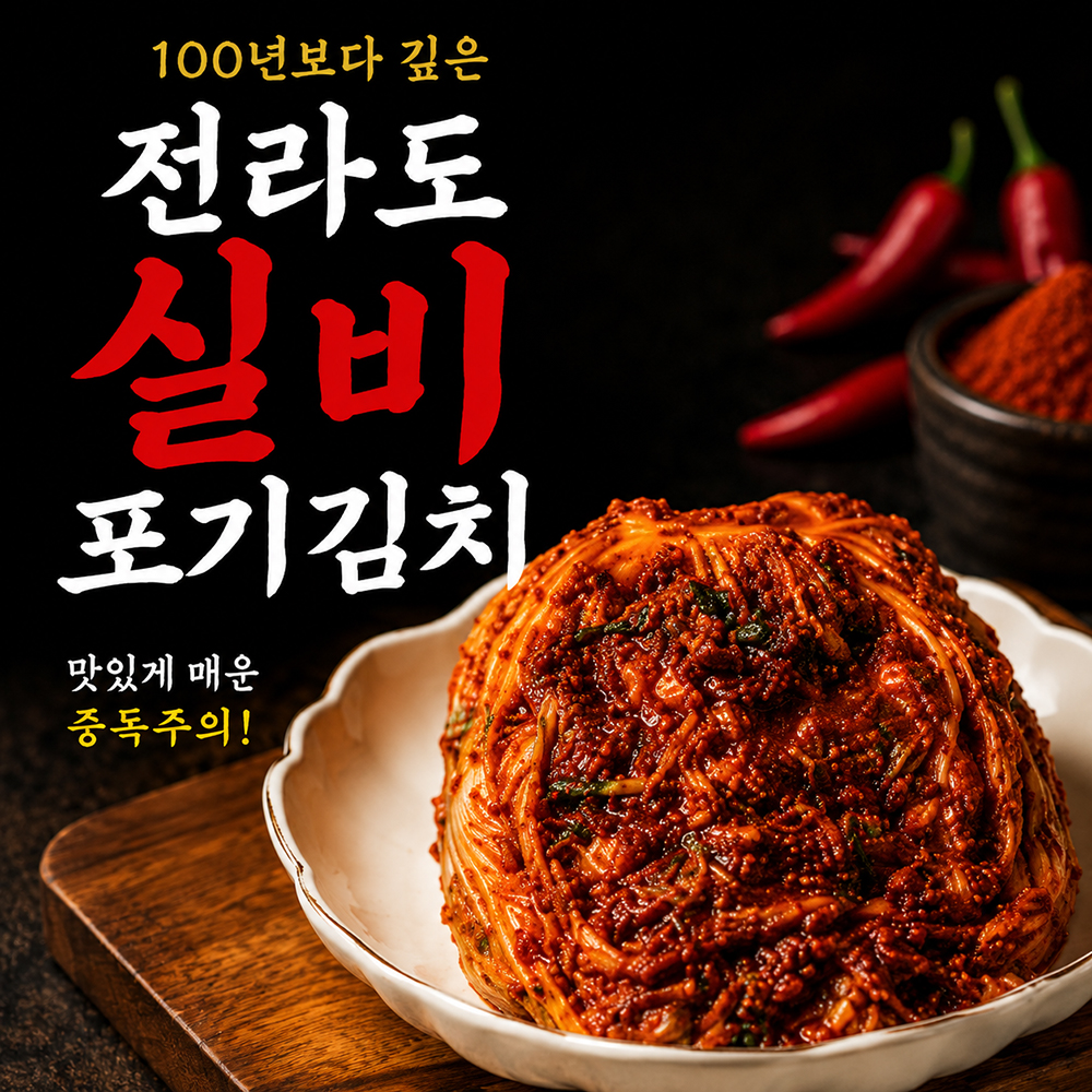 100년보다깊은 전라도 실비 포기김치 1kg 2kg 3kg - 상세 이미지 3