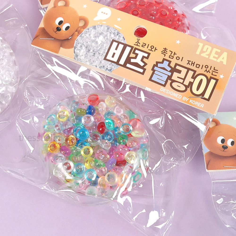 비즈 슬랑이 크런치 파츠 말랑이 이미지 6
