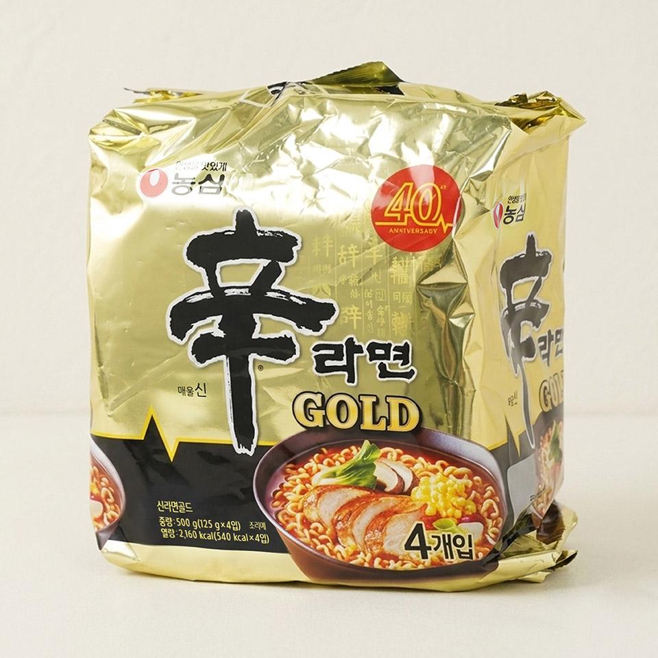 메가마트 농심 신라면골드(멀티팩) 125gx4 - 상세 이미지 2