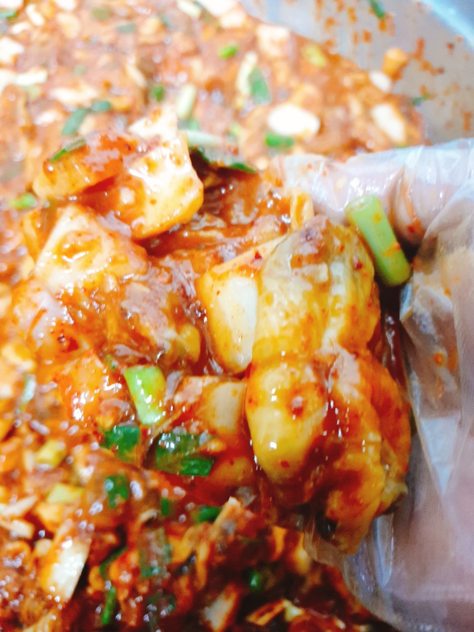 자연산 울진 /생멍게무침1kg / 500g+500g /새콤달콤 밥도둑 별미 - 상품 이미지