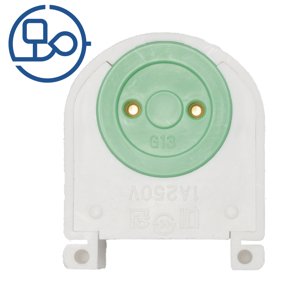 형광등소켓 DF-1011-2 맞대기 K형 LED(녹색) - 메인 이미지