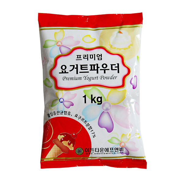 프리미엄 요거트파우더 1kg 가루 스무디 분말 요구르트 플레인 카페 베이커리 재료 - 상품 이미지