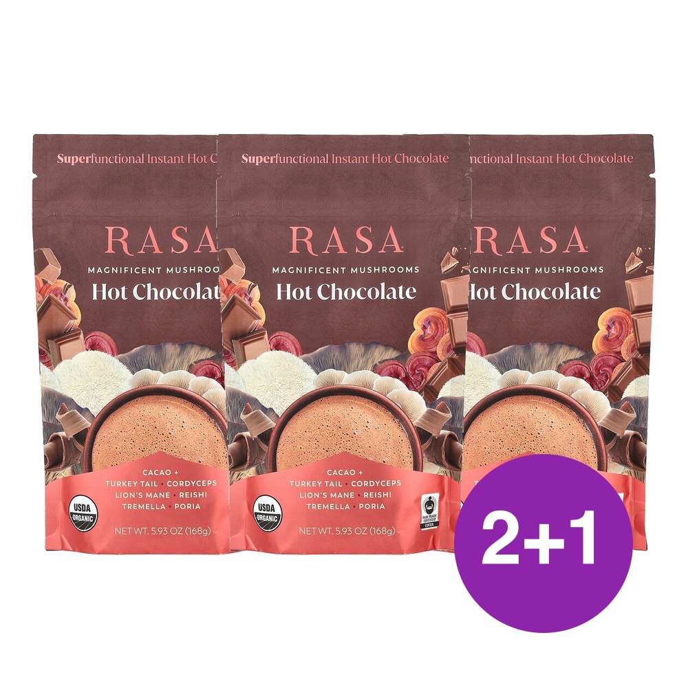 Rasa 매그니피션트 버섯 핫초코 168g, 3개 - 상품 이미지