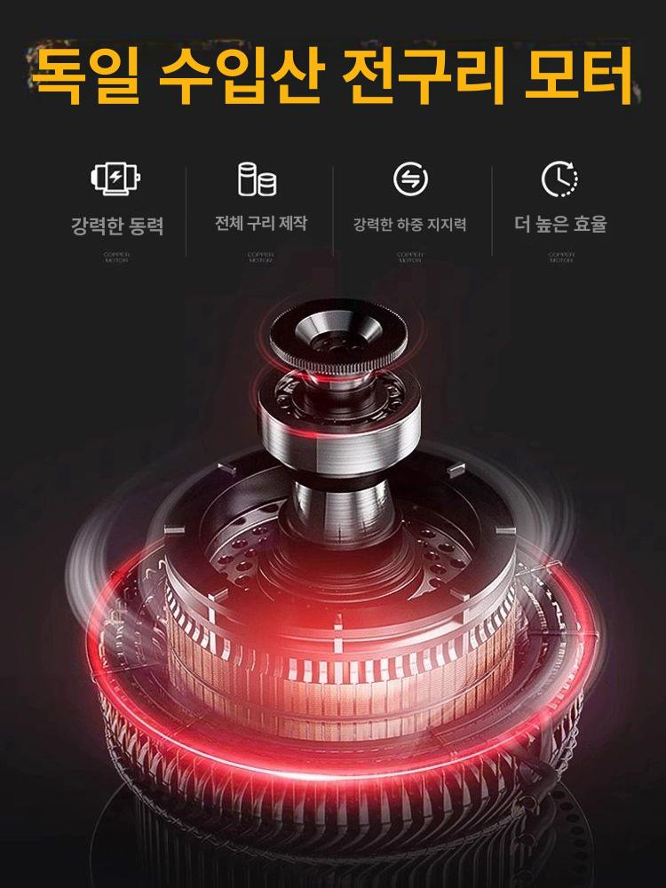 콘크리트 진동기 휴대용 시멘트 다짐기 작업 공구 산업용 5800W 알루미늄 본체 + 35번 2.5m - 상세 이미지 4