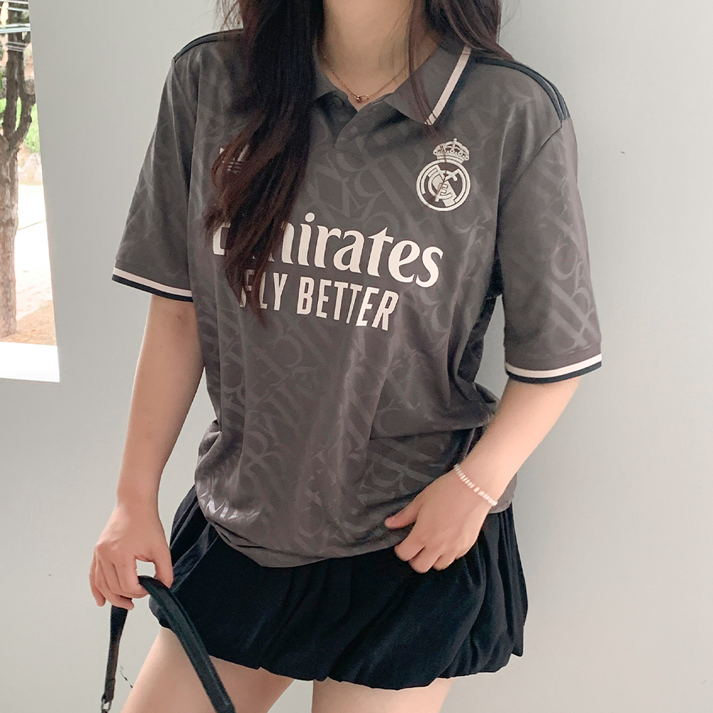 아디다스 레알마드리드 져지 축구 유니폼 반팔 카라 티셔츠 이미지 7