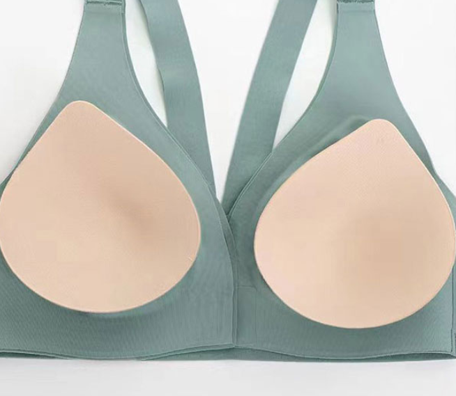 앞후크 노와이어 브라 브라렛 심리스 브라 속옷 패드일체형 2XL A B C D 컵 이미지 6