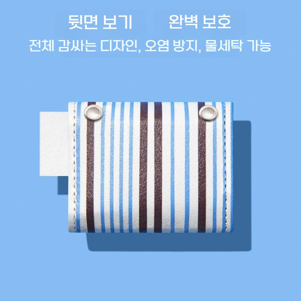 베이스어스 보위 m2 보호 케이스 블루투스 이어폰 가죽 커버 스트랩 - 상세 이미지 2