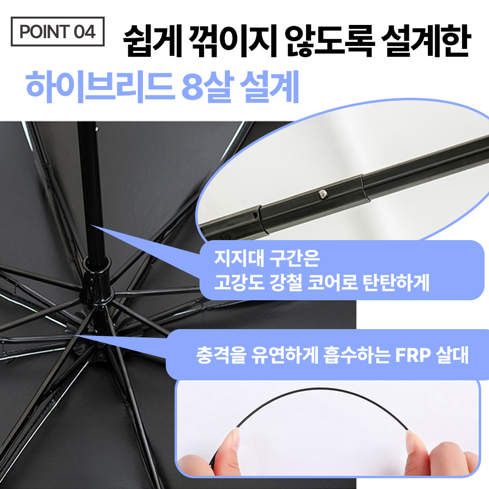 앙피앙 자외선차단 꽃무늬 레이스 암막 양산 이미지 8