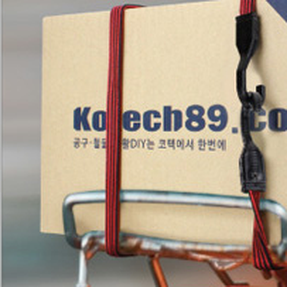 자전거짐고무줄 오토바이박스고정줄 퀵배달짐고정밴드 고무줄후크 2M 4M - 상세 이미지 3