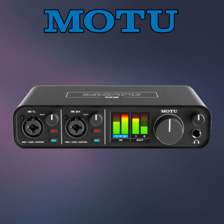 MOTU M2 모투 홈레코딩 스튜디오 오디오 인터페이스