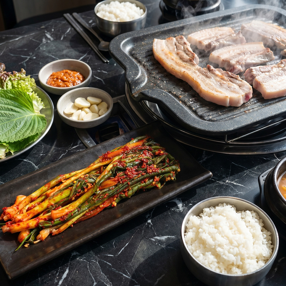 담미채 파김치 쪽파김치 1kg 2kg 얇은파 국산 당일제조 - 상세 이미지 5