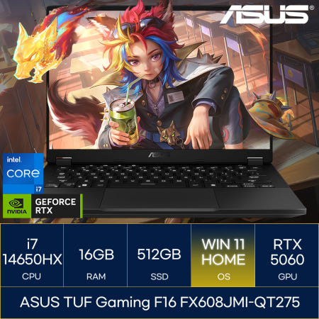 ASUS TUF Gaming F16 FX608JMI-QT275 (WIN11)_마우스+장패드증정 AN