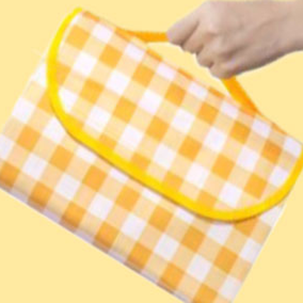 체크무늬방수피크닉돗자리 아이들소풍야외활동야외매트 두컬러캠핑필수템캠핑돗자리 100x150 - 상세 이미지 2