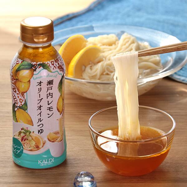 일본 칼디 KALDI 세토우치 올리브오일 쯔유 300ml - 상품 이미지