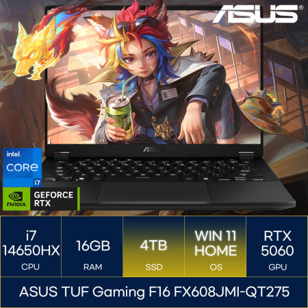 ASUS TUF Gaming F16 FX608JMI-QT275 (SSD 4TB_WIN11)_마우스+장패드증정 AN