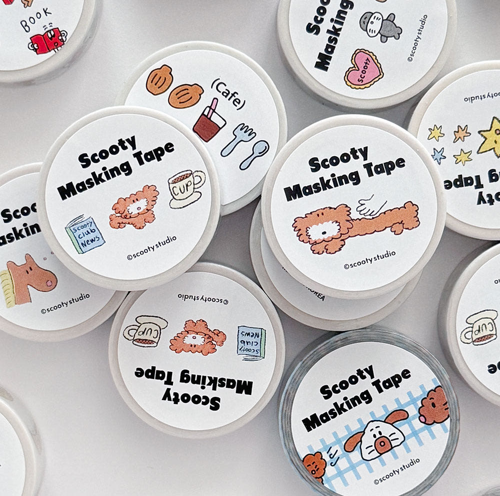 스쿠티 마스킹 테이프 15mm / 01. Freddy 가격 추이 스쿠티스튜디오 스쿠티 마스킹 테이프 15mm / 01. Freddy - 최저가 4,500원