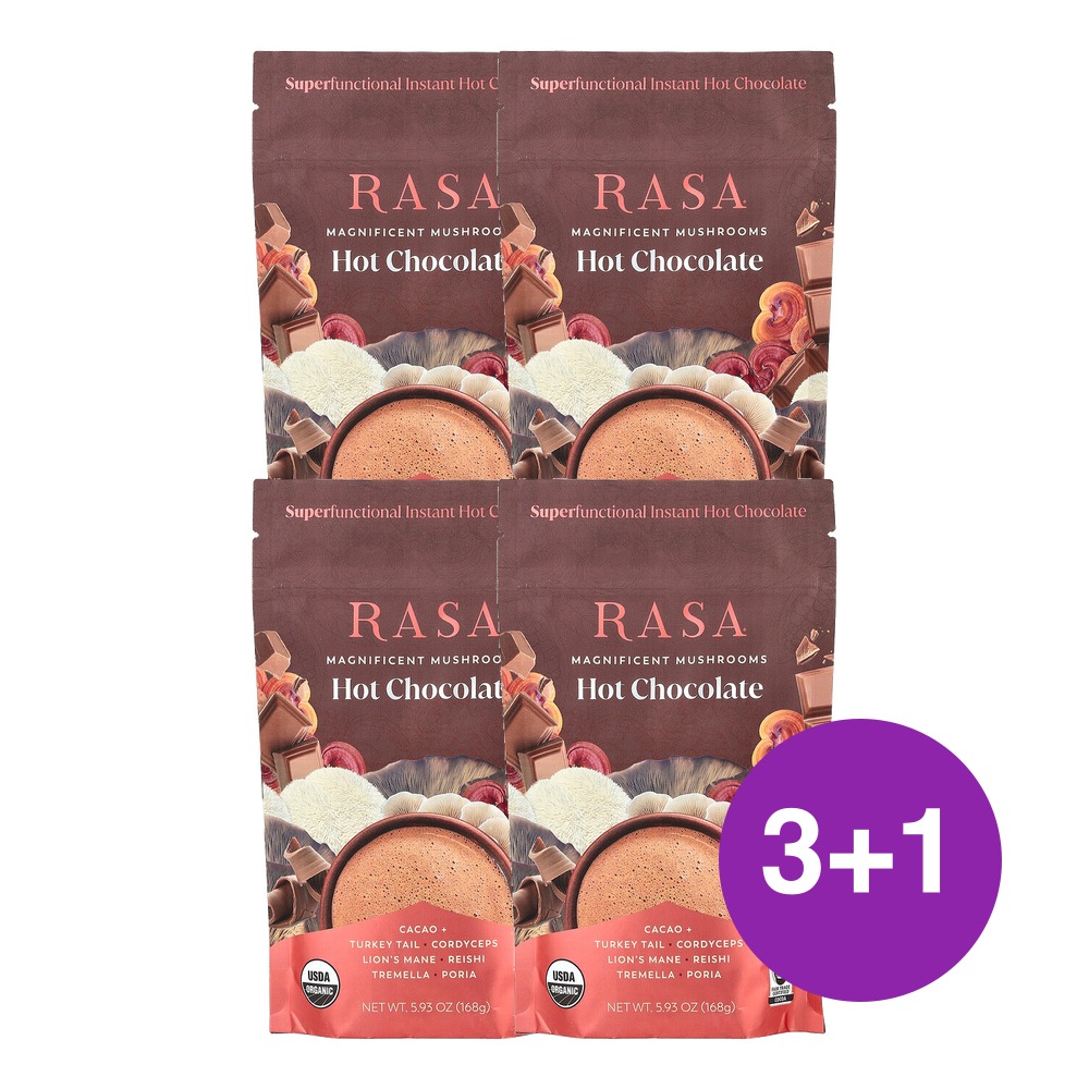 Rasa 매그니피션트 버섯 핫초코 168g, 4개 - 상품 이미지
