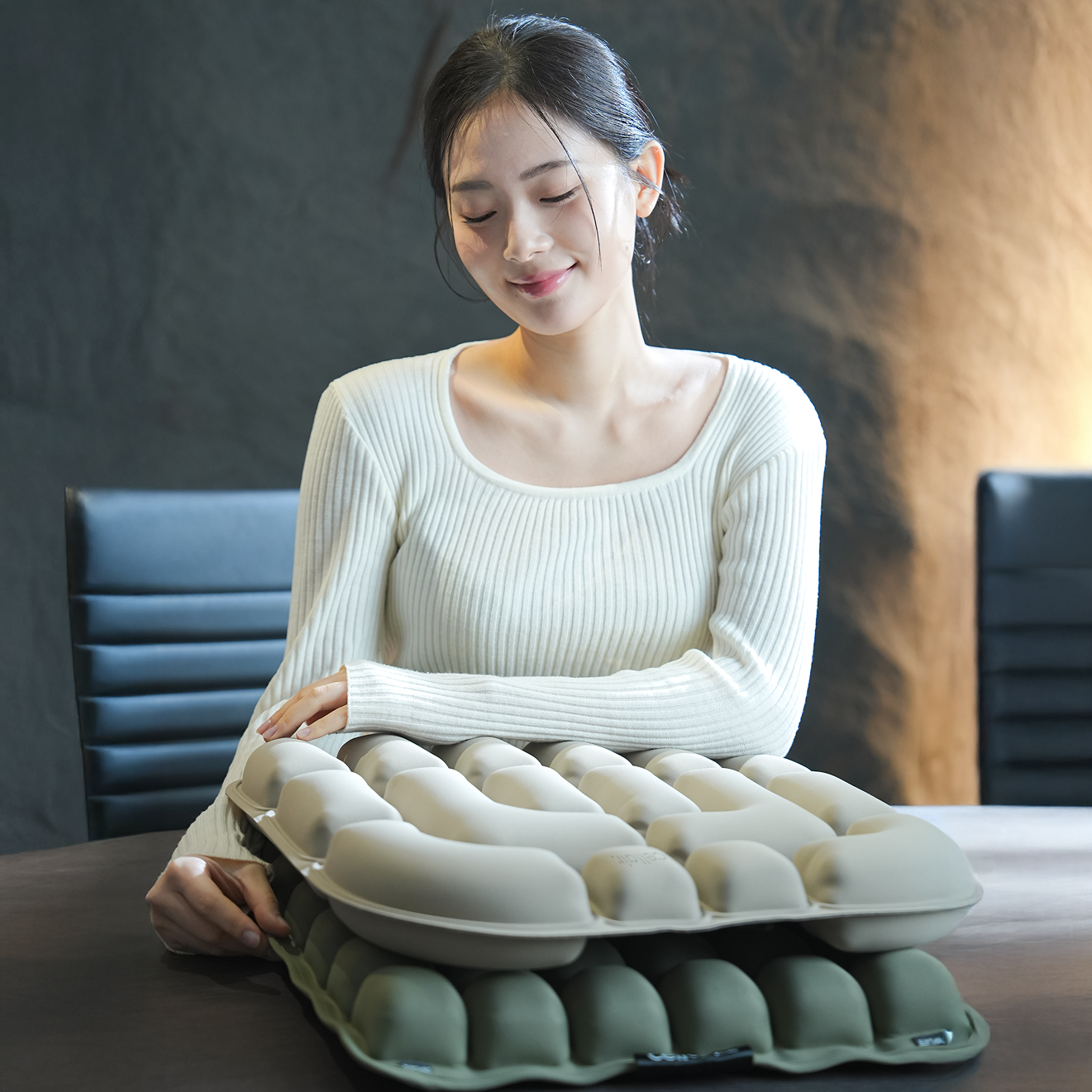 셀레어 더블레이어 쿠션 허리 자세교정 무중력 체중분산 엉덩이 꼬리뼈 전립선 치질 방석 상품 이미지