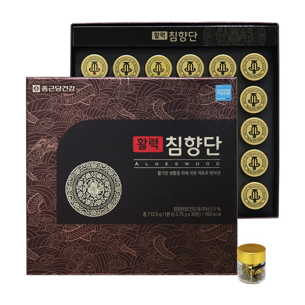 종근당건강 활력침향단 3.75g x 30환 - 상품 이미지