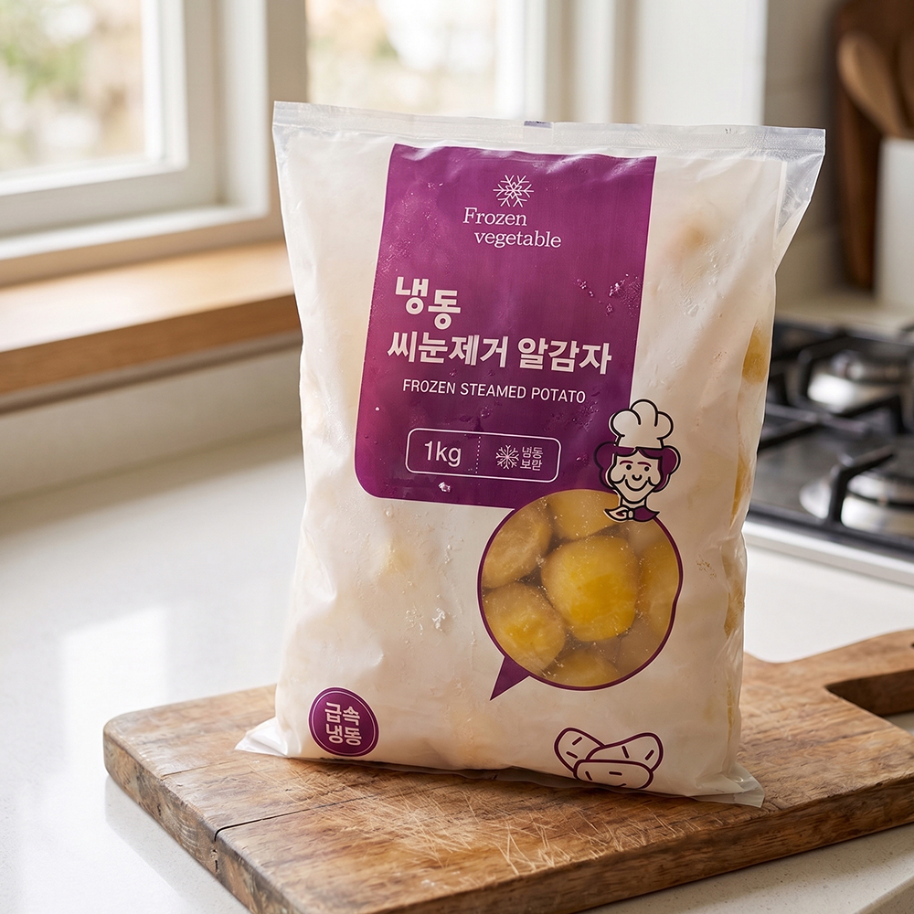 냉동 알감자 1kg / 조림용 구이용 밥반찬 간식 - 상세 이미지 2