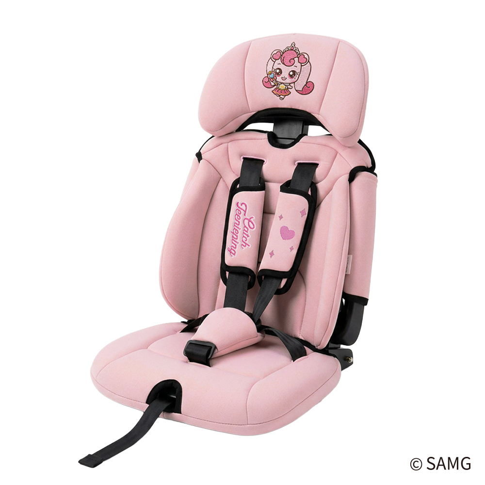 베이카 프리미엄 휴대용 주니어 카시트 토들러 ISOFIX 특허출원 캐치티니핑(핑크) - 상세 이미지 3