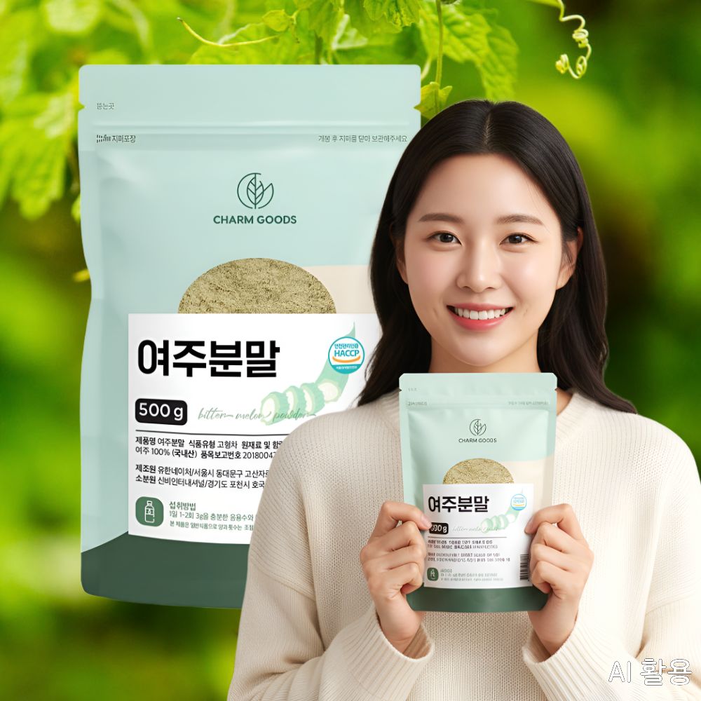 국산여주가루 500g 여주분말가루 효능 - 상품 이미지