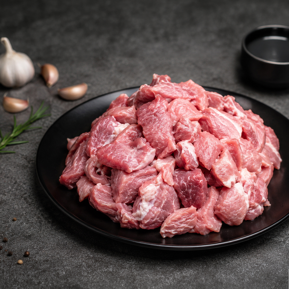 한돈 뒷고기 돼지고기 꼬들살 캠핑 특수부위 500g - 상세 이미지 3