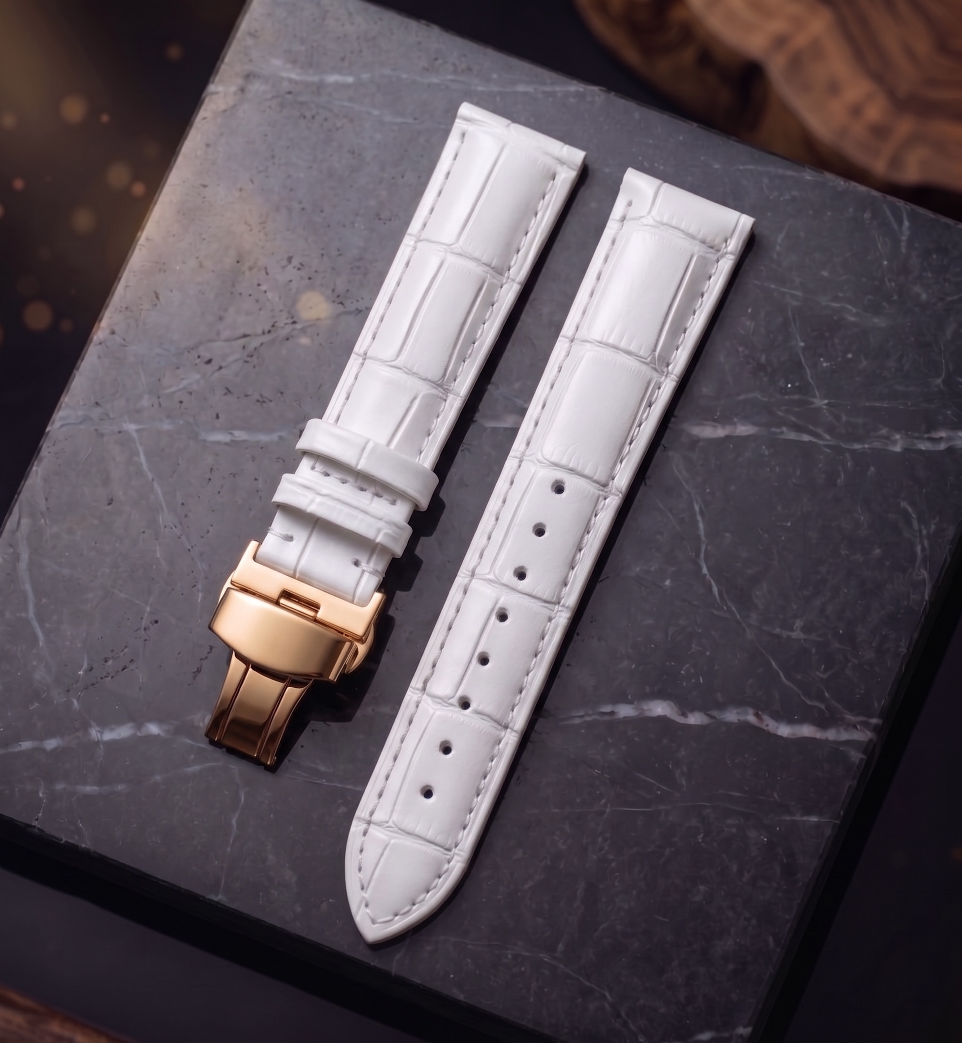 IWC 포르투기저 호환시계줄 프로토피노 교환 디버클 소가죽 스트랩 20mm 22mm - 상세 이미지 5