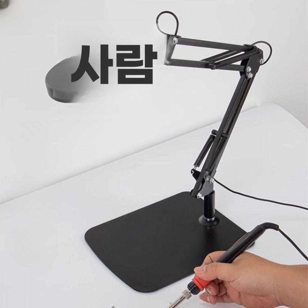 탁상용 확대경 돋보기 LED 작업용 공업용 PCB 고배율 - 상품 이미지