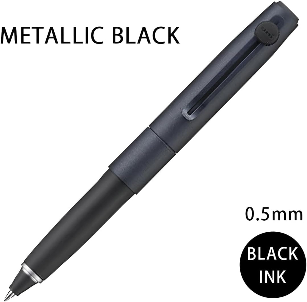 유니볼 젠트 0.5mm 메탈릭 블랙 일본 고급 볼펜 - 상세 이미지 4
