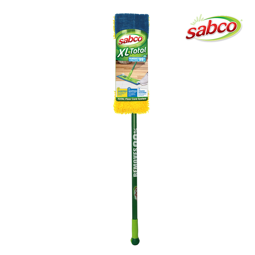쌉코 Sabco XL 토탈 대걸레 리필 포함 세트 밀대 걸레 바닥청소 바닥 물걸레 청소세트 - 상세 이미지 4