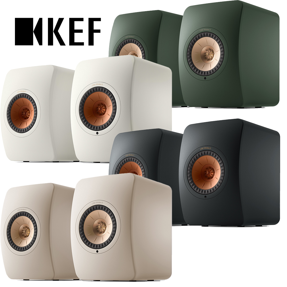 KEF LS50 Wireless II 북쉘프 스피커 무선 하이엔드 하이파이 매장용 가정용 - 상품 이미지