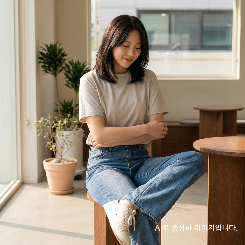 캉골 반팔 티셔츠 남녀공용 K90151 그레이, M - 상품 이미지