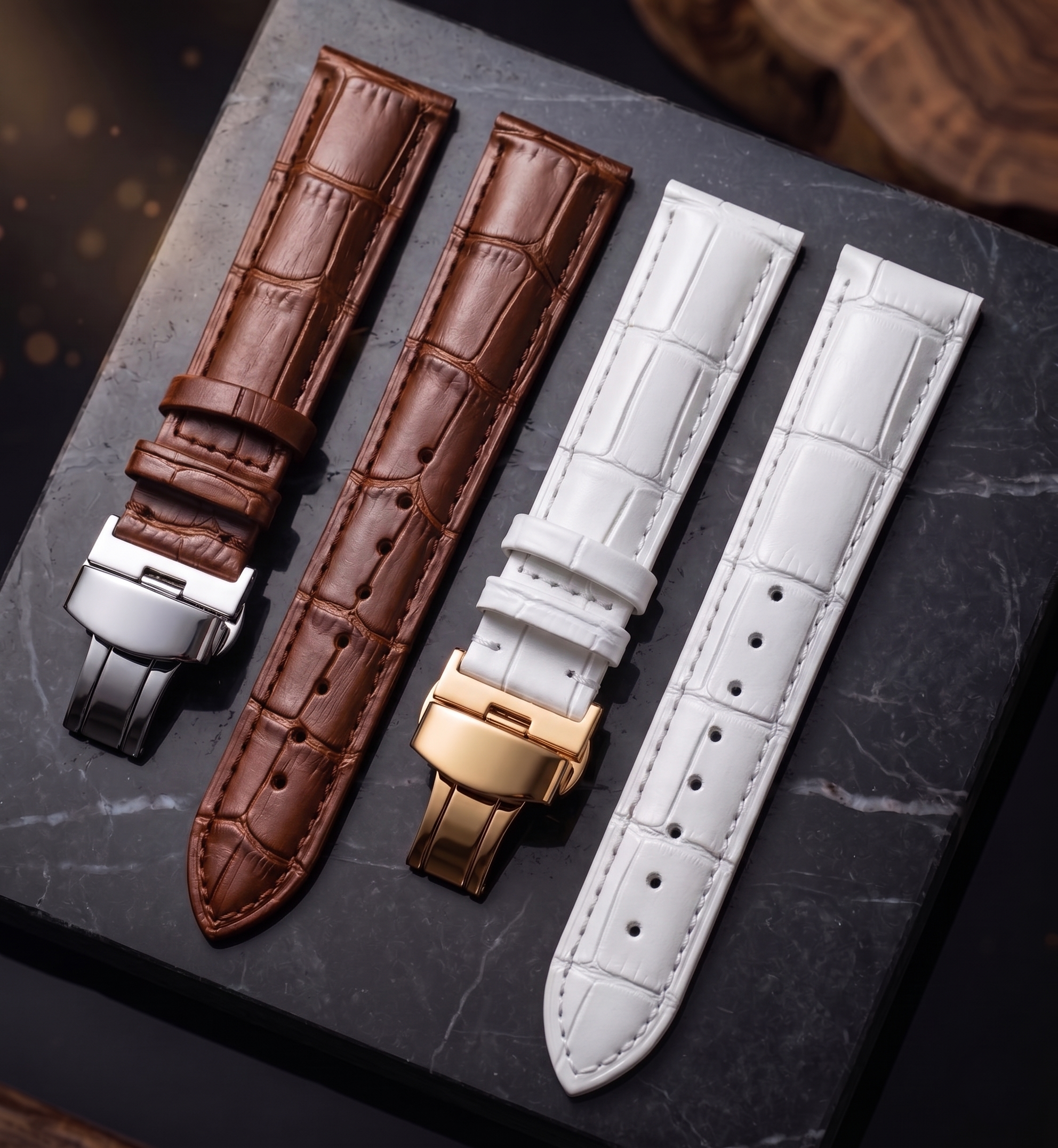 IWC 포르투기저 호환시계줄 프로토피노 교환 디버클 소가죽 스트랩 20mm 22mm - 상세 이미지 2