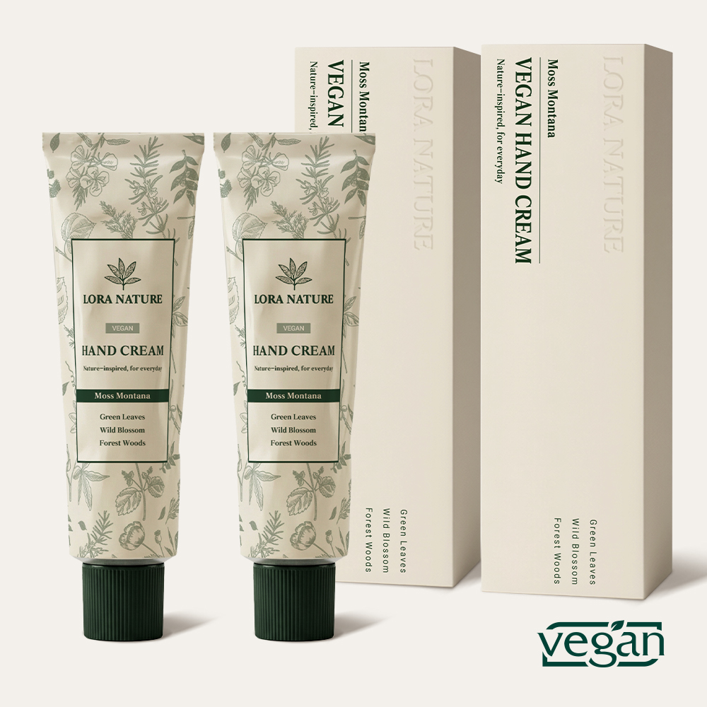[1+1]로라네이처 비건 고보습 명품 퍼퓸 핸드크림 모스몬타나 30ml - 상품 이미지