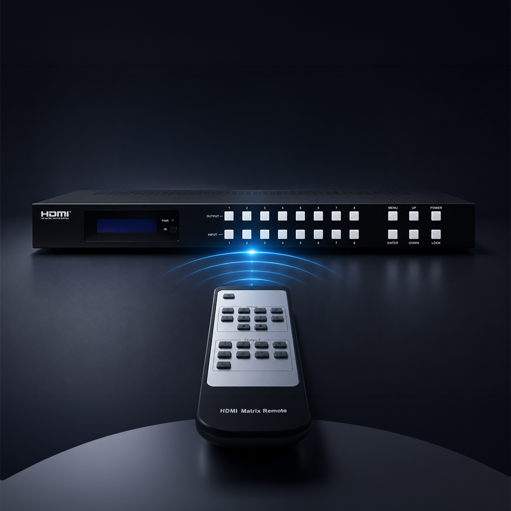 매트라 SMW1 8X8 HDMI2.0 비디오월 멀티뷰 지원 심리스 매트릭스 - 상세 이미지 3