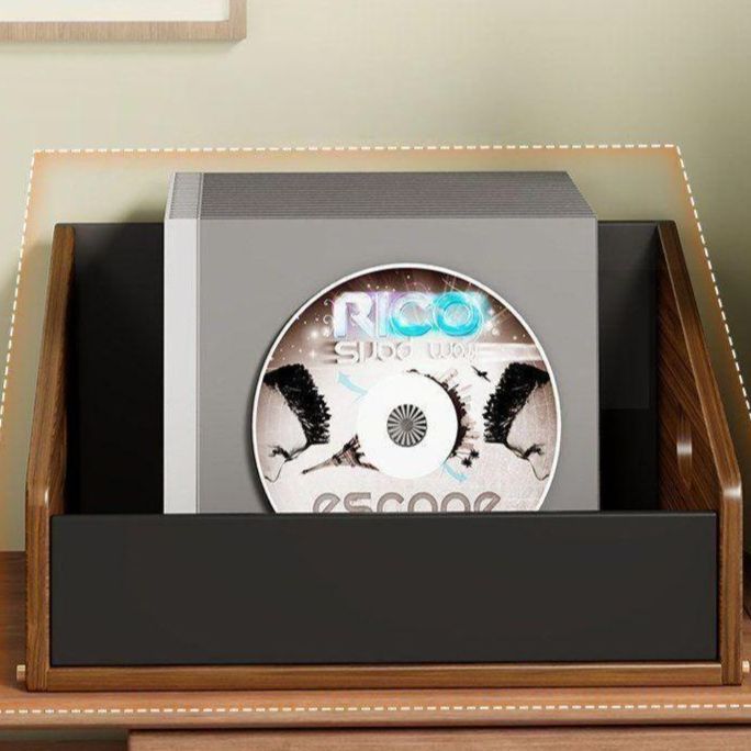 LP 레코드 수납장 보관함 앨범 CD 진열대 선반 - 상세 이미지 3