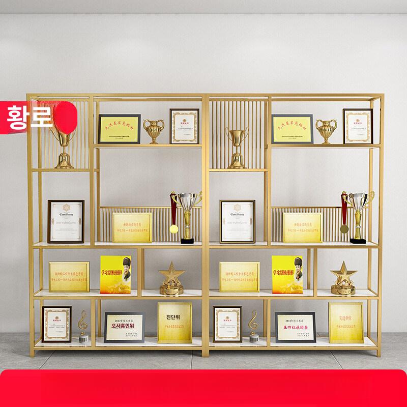 트로피 진열장 상패 전시대 인증서 메달 장식 선반 블랙 80x25x180 - 상세 이미지 3
