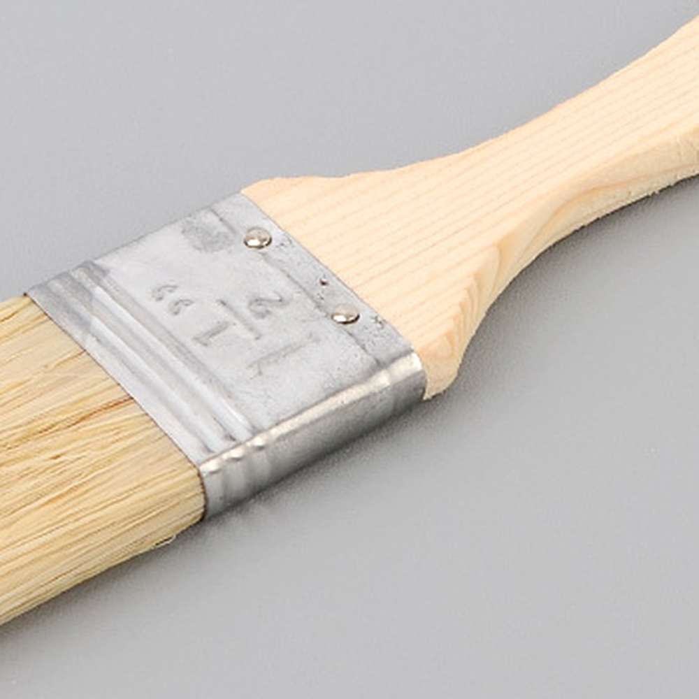 나무손잡이 소형 도배붓 풀솔 도배솔 니스칠 페인트 브러쉬 2.5cm - 상세 이미지 2